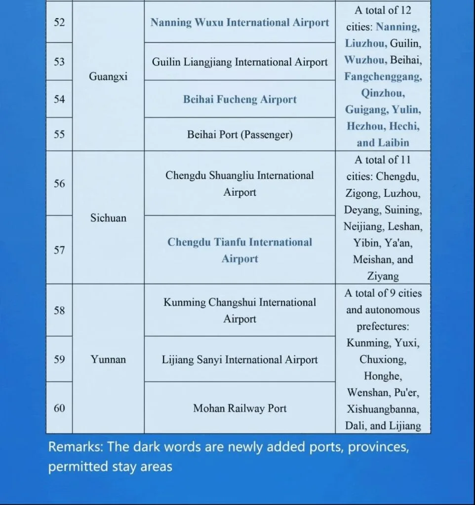 240-Hour Visa-Free Transit Policy In China: Everything You Need To Know 6 240-Hour Visa-Free Transit Policy In China: Everything You Need To Know