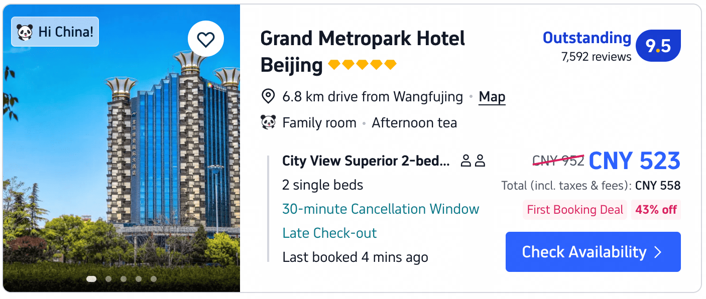 A 5-Diamond Hotel On Trip.com