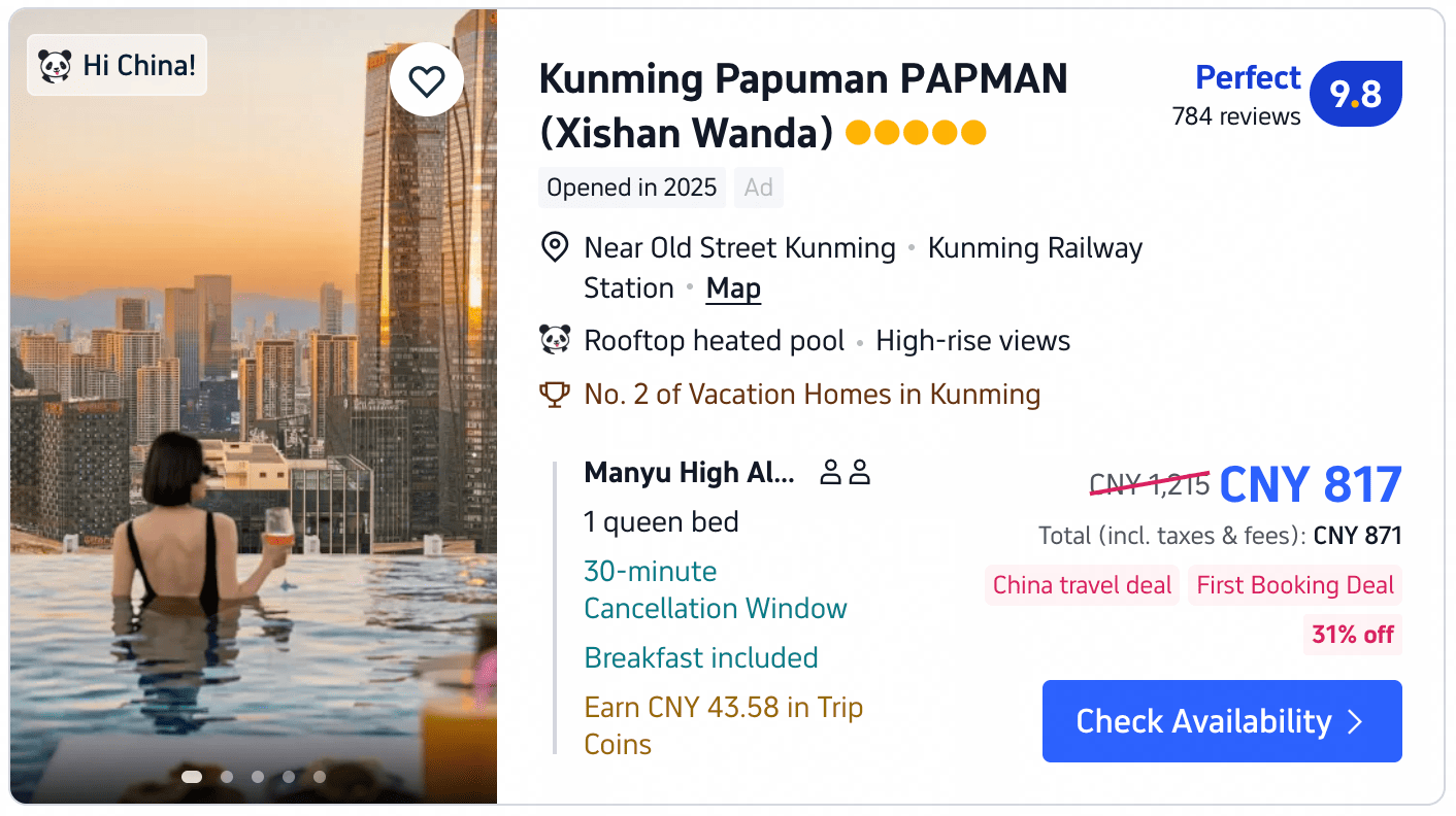 A 5-Dot Hotel On Trip.com