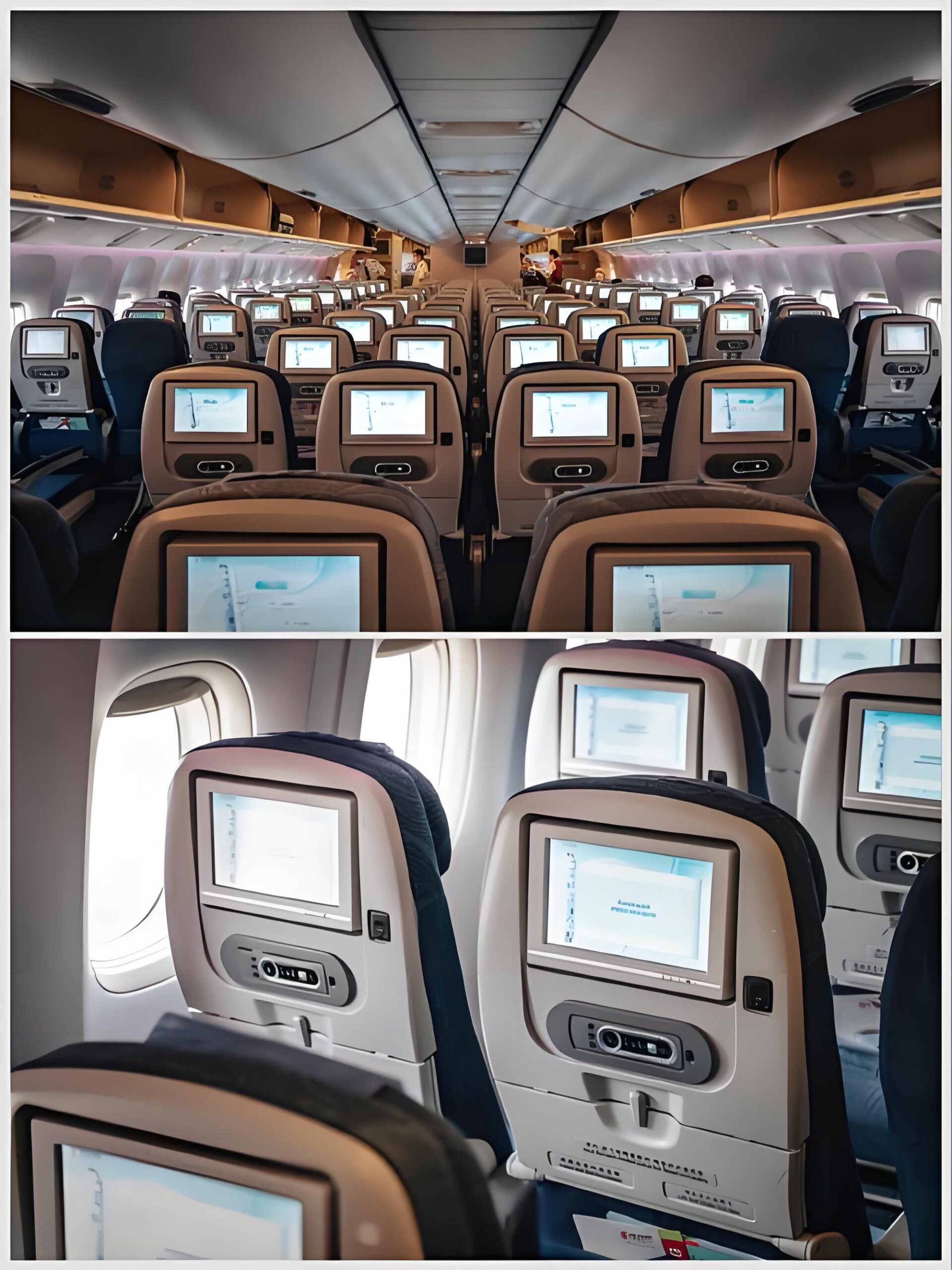 Air China Economy Class - Seats And Cabin