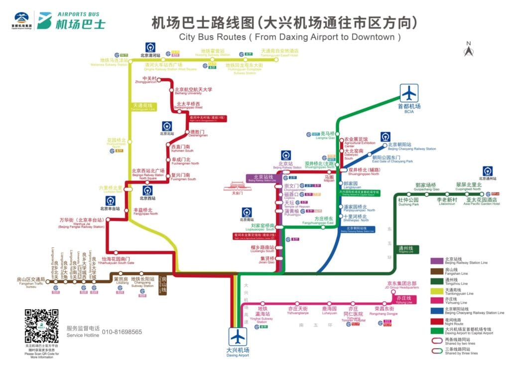 Beijing Daxing Airport Bus Route
