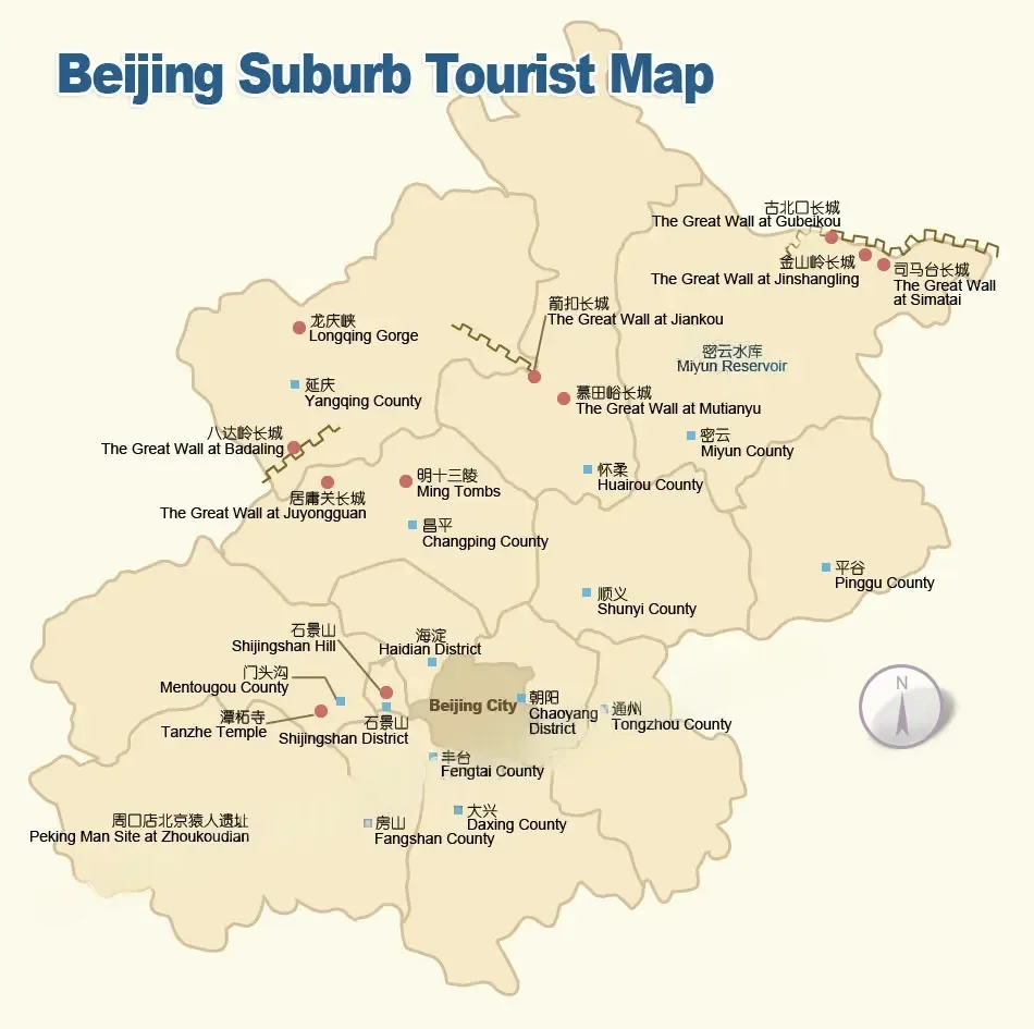 Where To Stay In Beijing: Your Complete Neighborhood Guide 3 Beijing Suburb Tourist Map