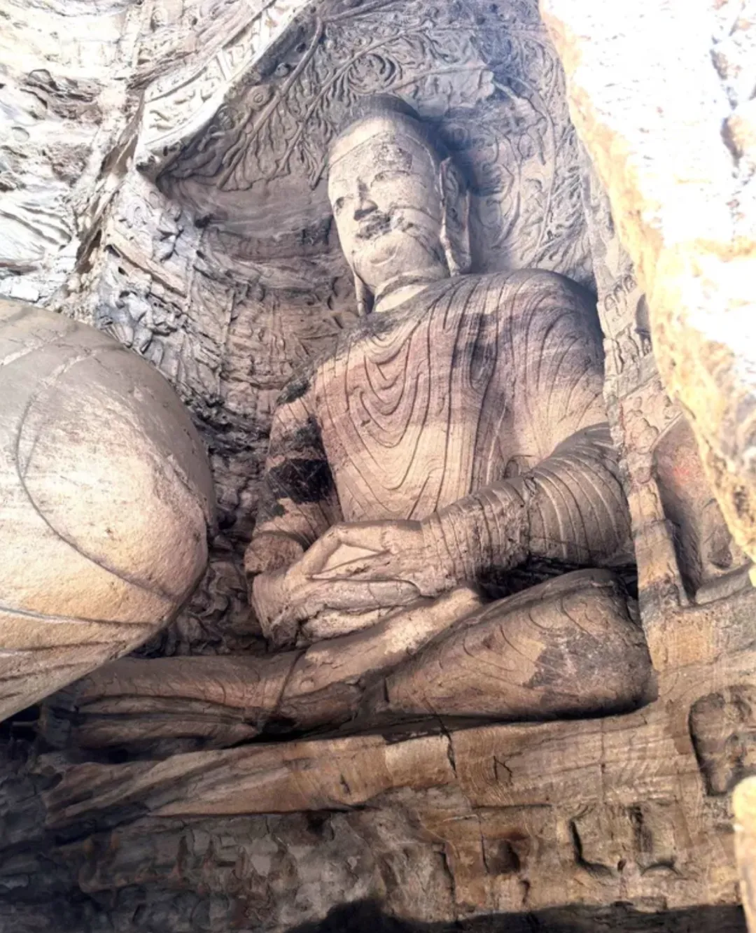 Buddha Sits In The Full Lotus