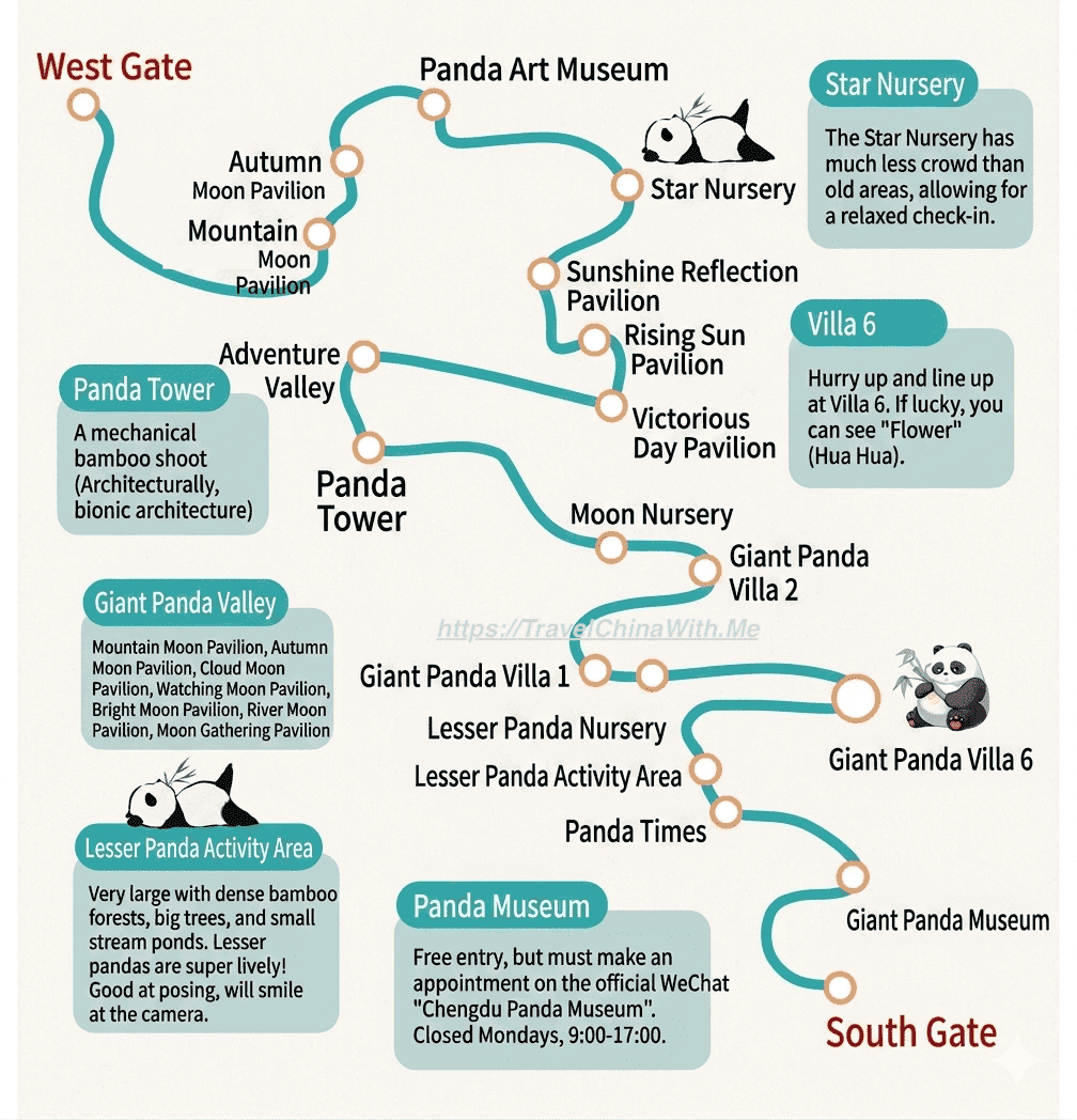 Chengdu Panda Base Guide: Tickets, Routes &Amp; What We Tell Our Clients 17 Chengdu Panda Base - Essential Route &Amp; Spots
