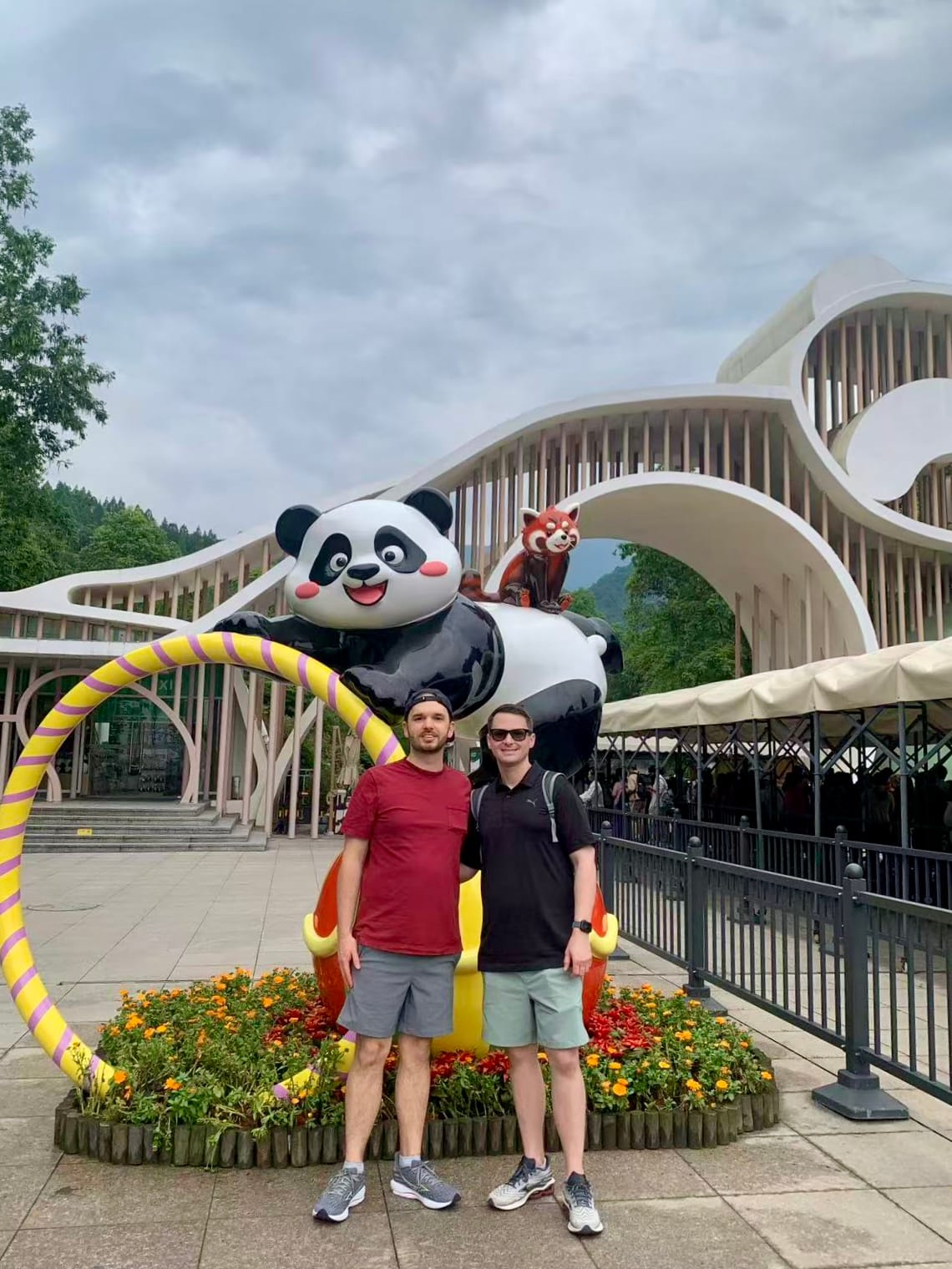 Dujiangyan Panda Valley: Complete Visitor Guide 6 American Guests Christian And Kevin Visited The Dujiangyan Panda Valley, May 2026.