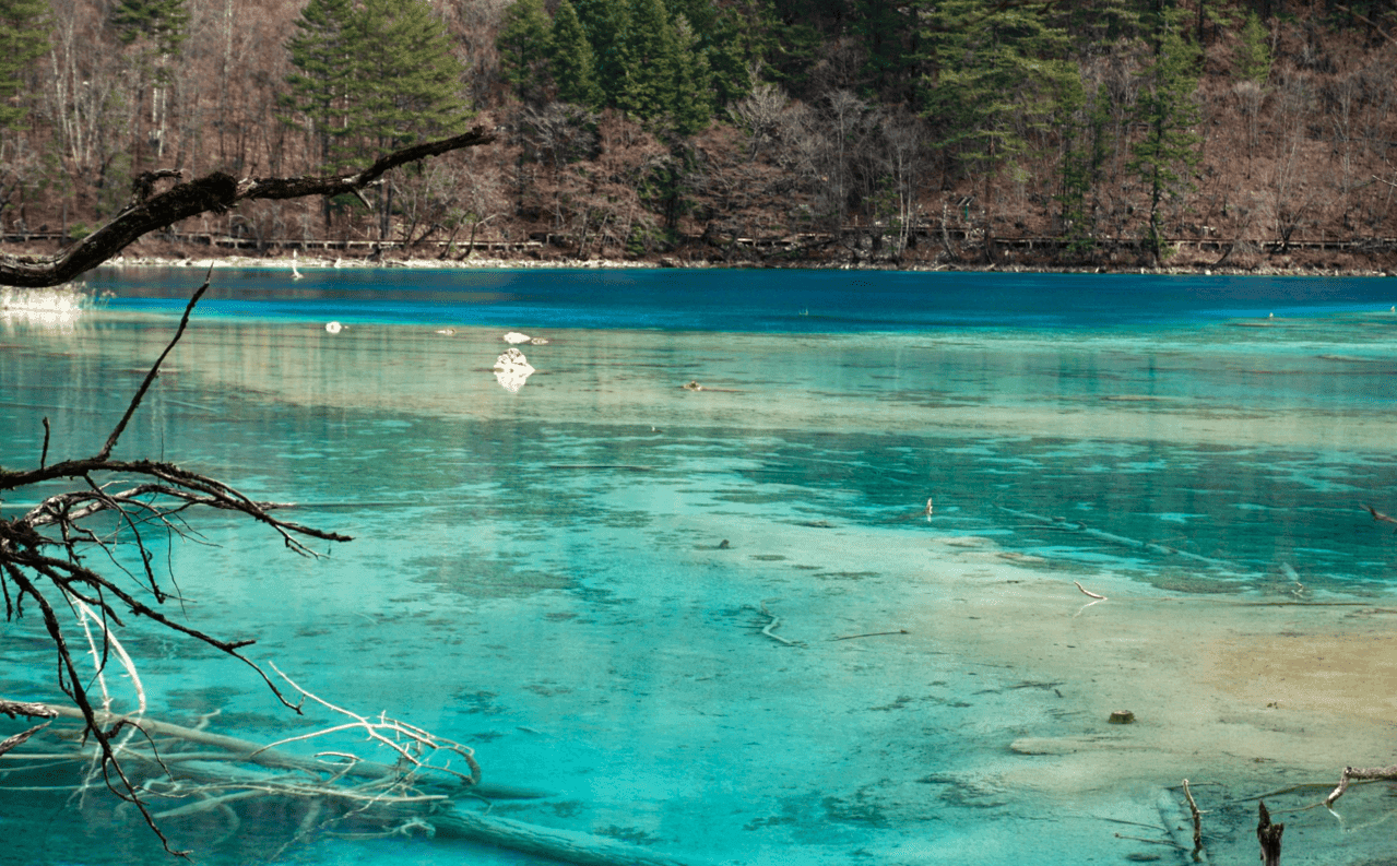 Double-Dragon Lake, Jiuzhaigou