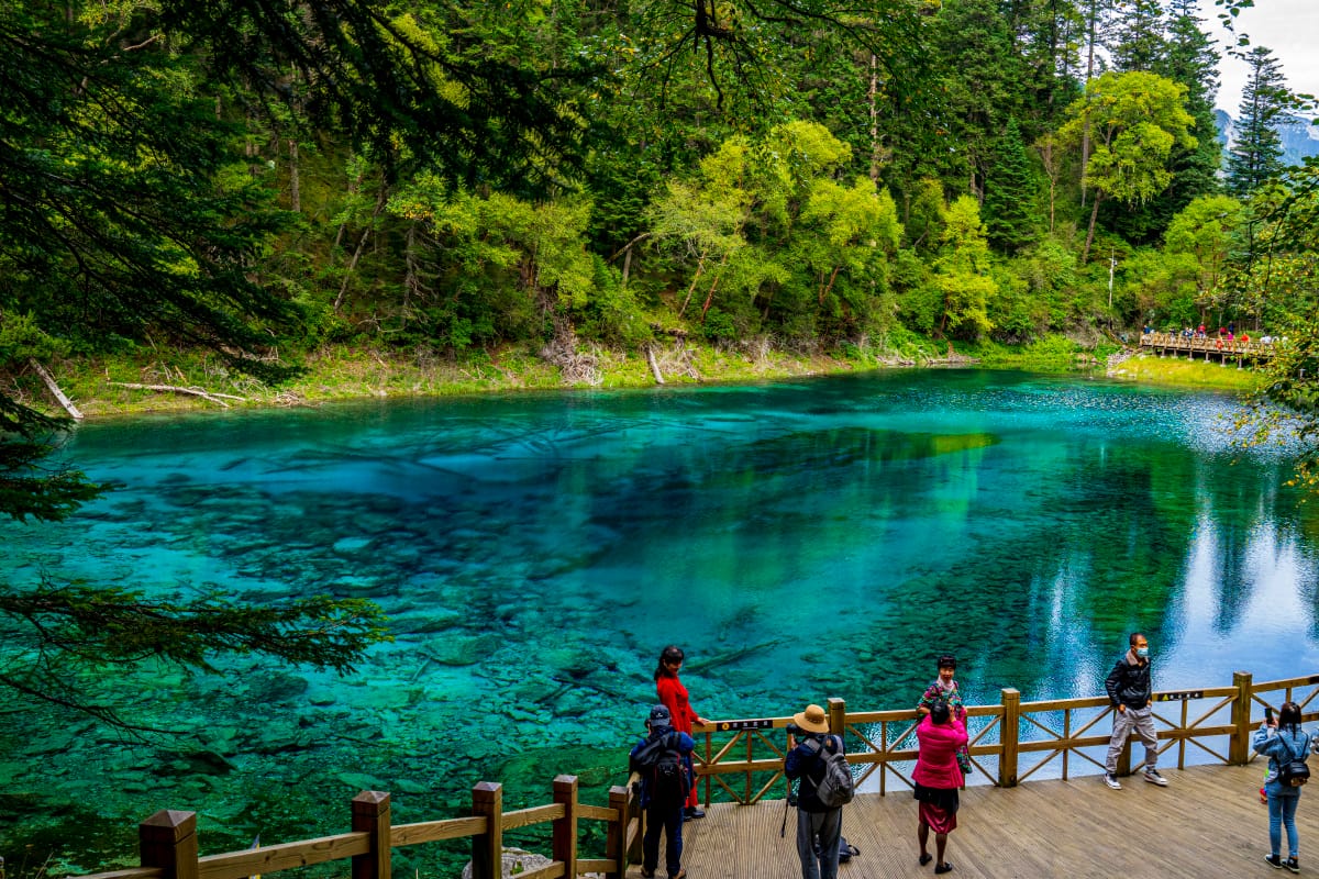 Five-Colour Pond, Zechawa Valley, Jiuzhaigou