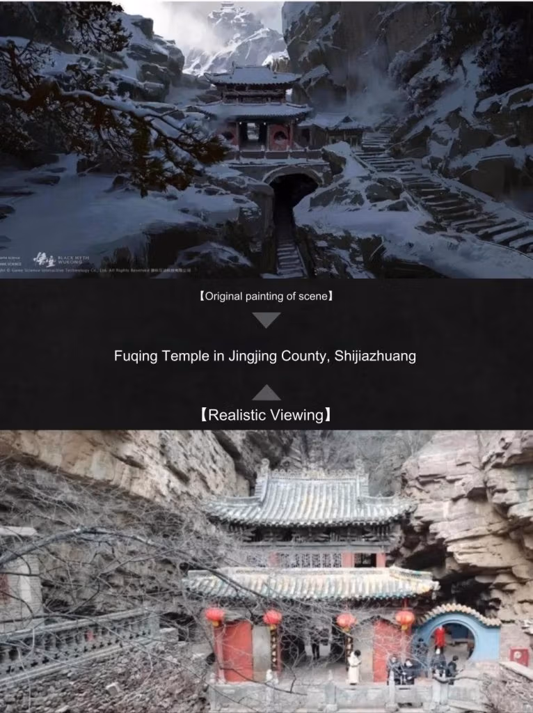 Exploring The Real-Life Scenes Behind Black Myth: Wukong
