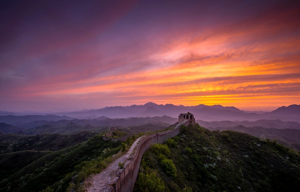 Great Wall Sunrise And Sunset: All 8 Sections Compared 3 Gubeikou Great Wall Sunset