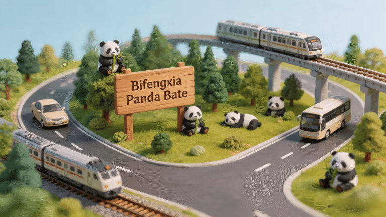How To Get To Bifengxia Panda Base