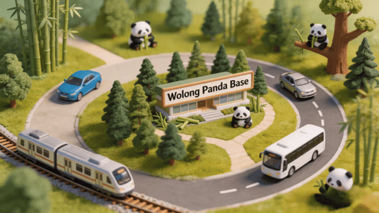 How To Get To Wolong Panda Base