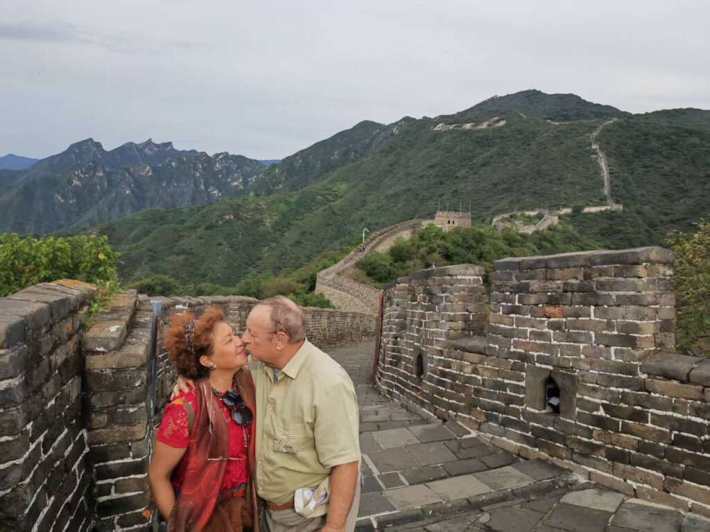 Belgian Guest Jean &Amp; Romelia At Mutianyu Great Wall, Sep 2025