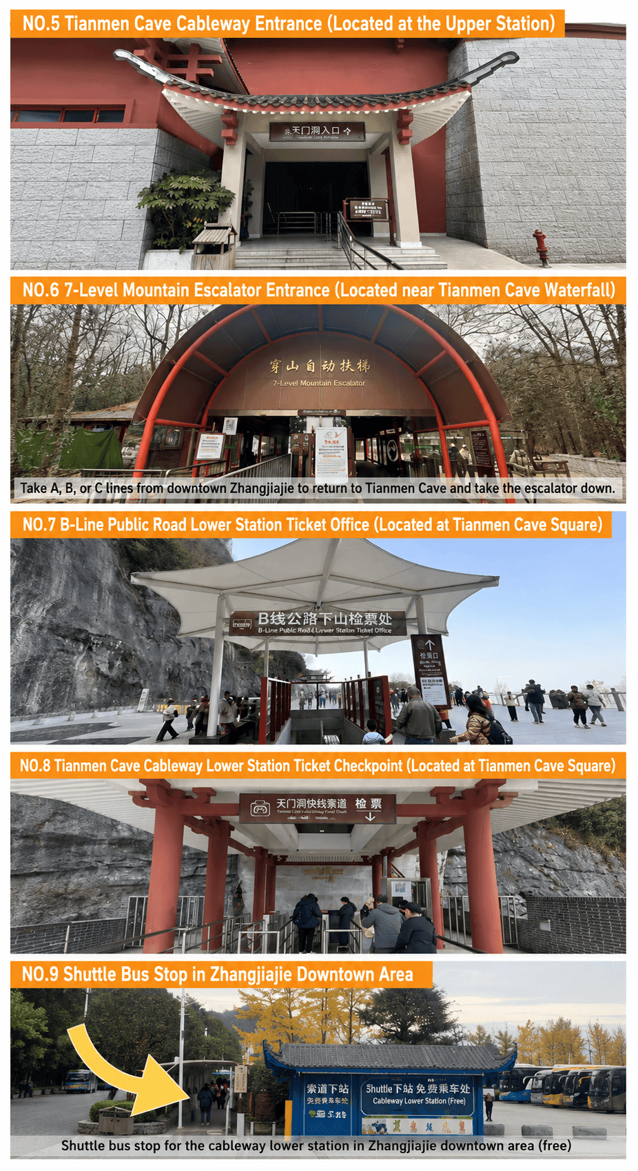 Tianmen Mountain: Line A, B Or C? The Ultimate Route Comparison Guide 11 Key Transportation Hubs In Tianmen Mountain 1