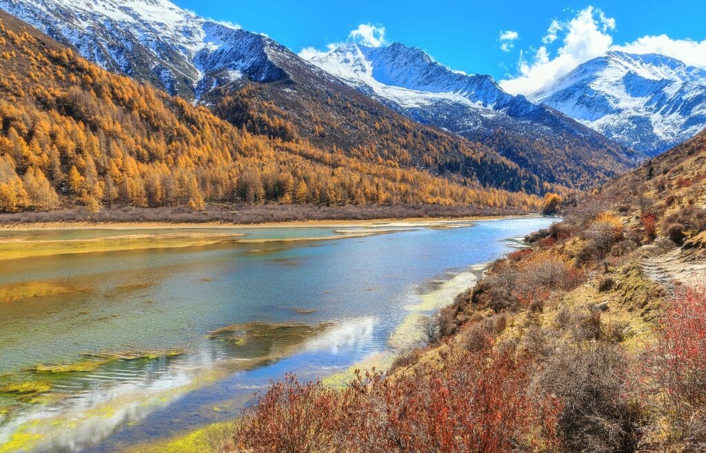 Mount Siguniang, Haizi Valley, Autumn