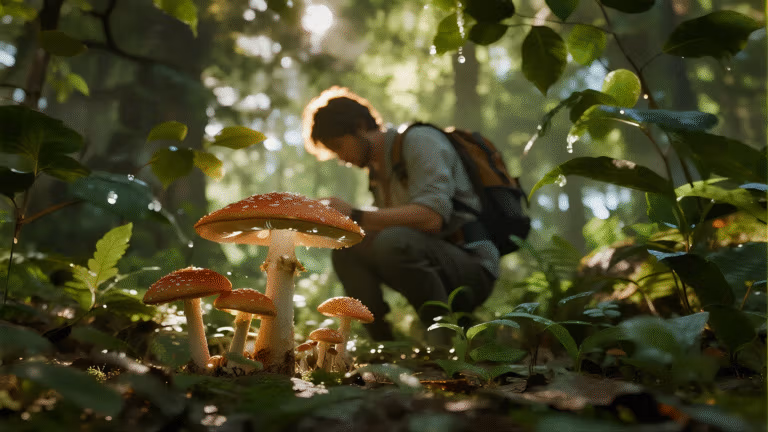 Mushrooms In China