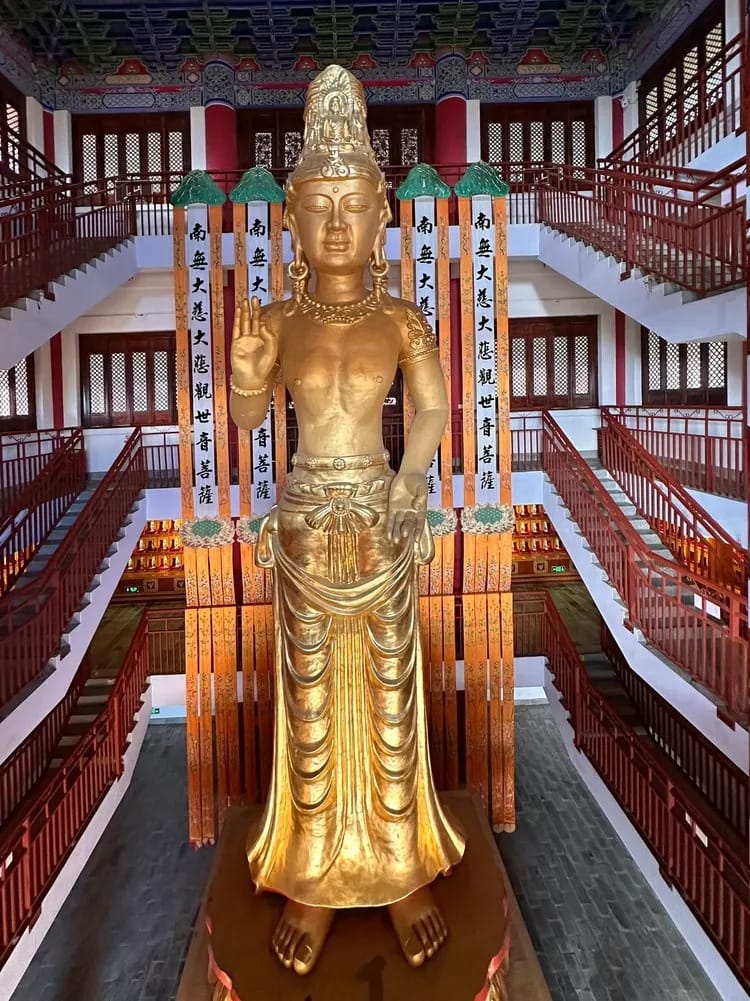 Dali Three Pagodas Of Chongsheng Temple: The Complete Travel Guide 19 A Golden Buddha Statue Inside The Main Hall