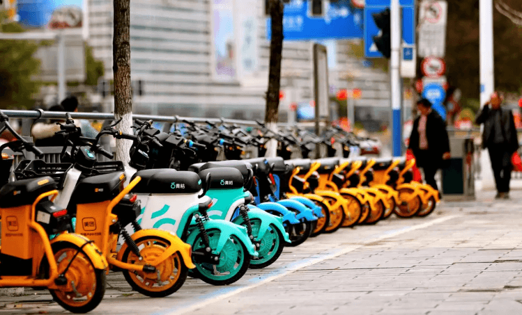 Shared Electric Bikes In China