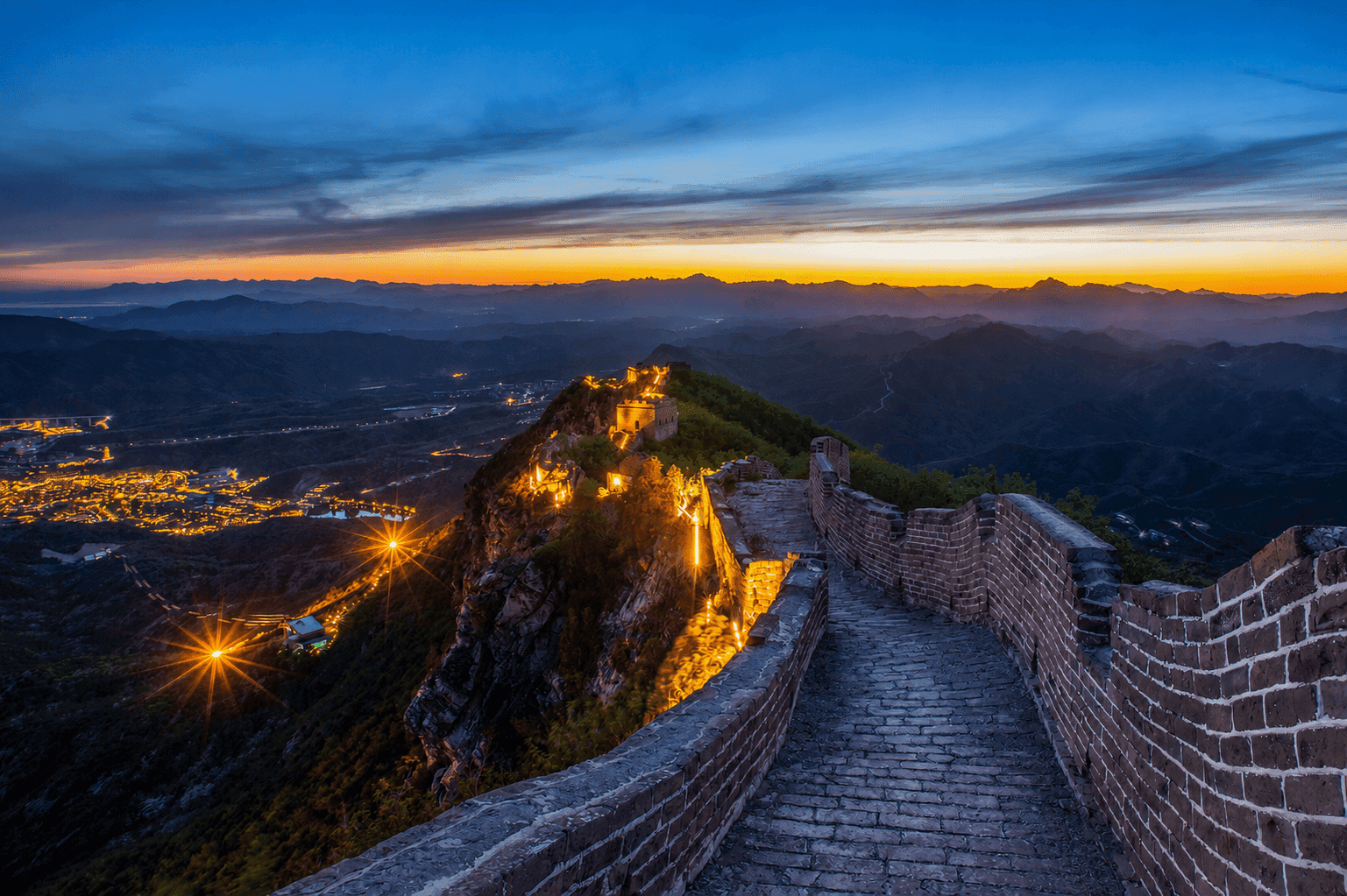 Great Wall Sunrise And Sunset: All 8 Sections Compared 4 Simatai Great Wall Sunset