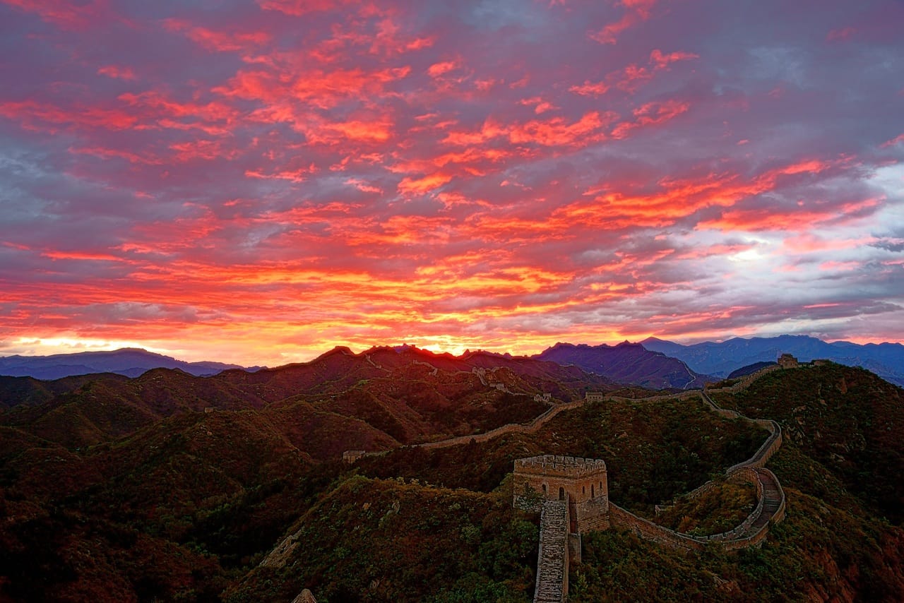 Great Wall Sunrise And Sunset: All 8 Sections Compared 2 Sunrise At Jinshanling Great Wall
