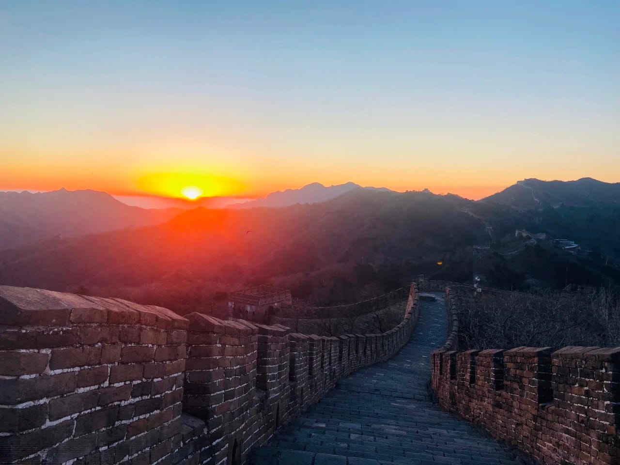 Great Wall Sunrise And Sunset: All 8 Sections Compared 6 Sunrise At Mutianyu Great Wall
