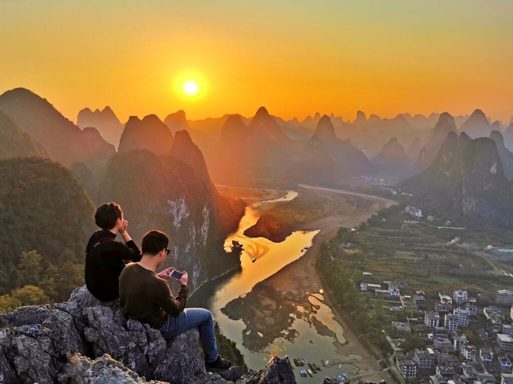 Sunset At Laozhai Mountain
