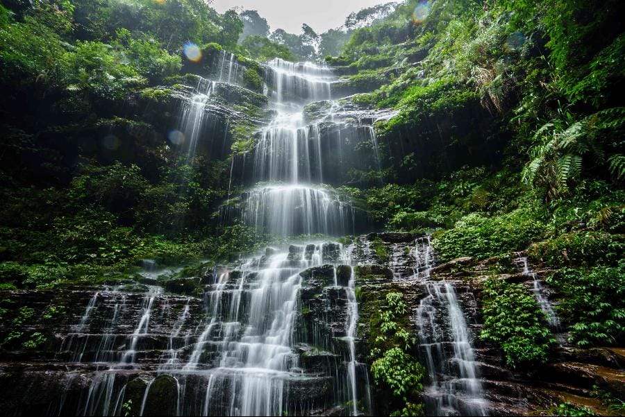 Thousand Layer Cliff Waterfall