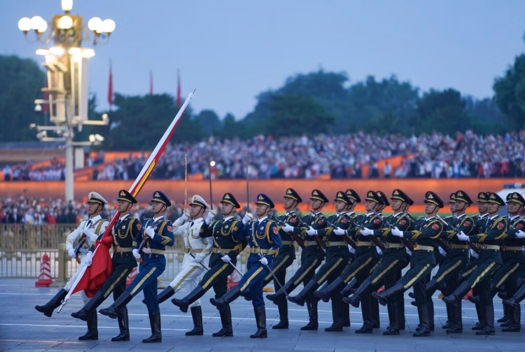 Tiananmen Square Flag Rising Ceremony