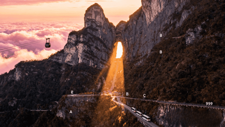 Tianmen Mountain: Line A, B Or C