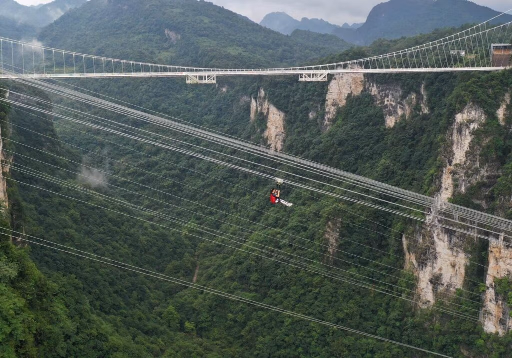 Zhangjiajie Travel Guide: Exploring China’s Avatar Mountains And More 28 Zhangjiajie Grand Canyon - Zip Line