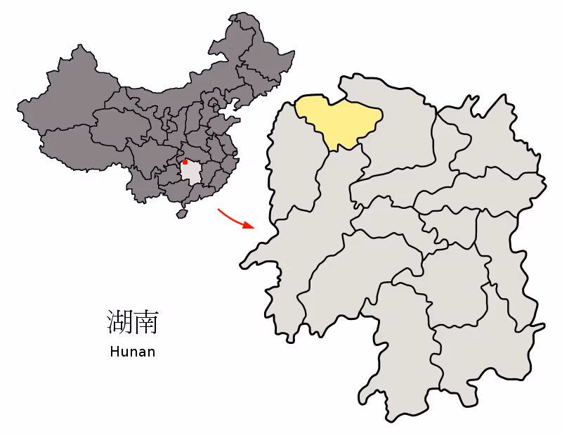 Zhangjiajie Travel Guide: Exploring China’s Avatar Mountains And More 3 Location Of Zhangjiajie Prefecture Within Hunan (China)