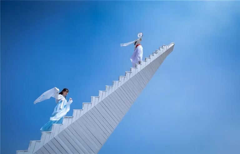 Fuxi Mountain Love Ladder In China