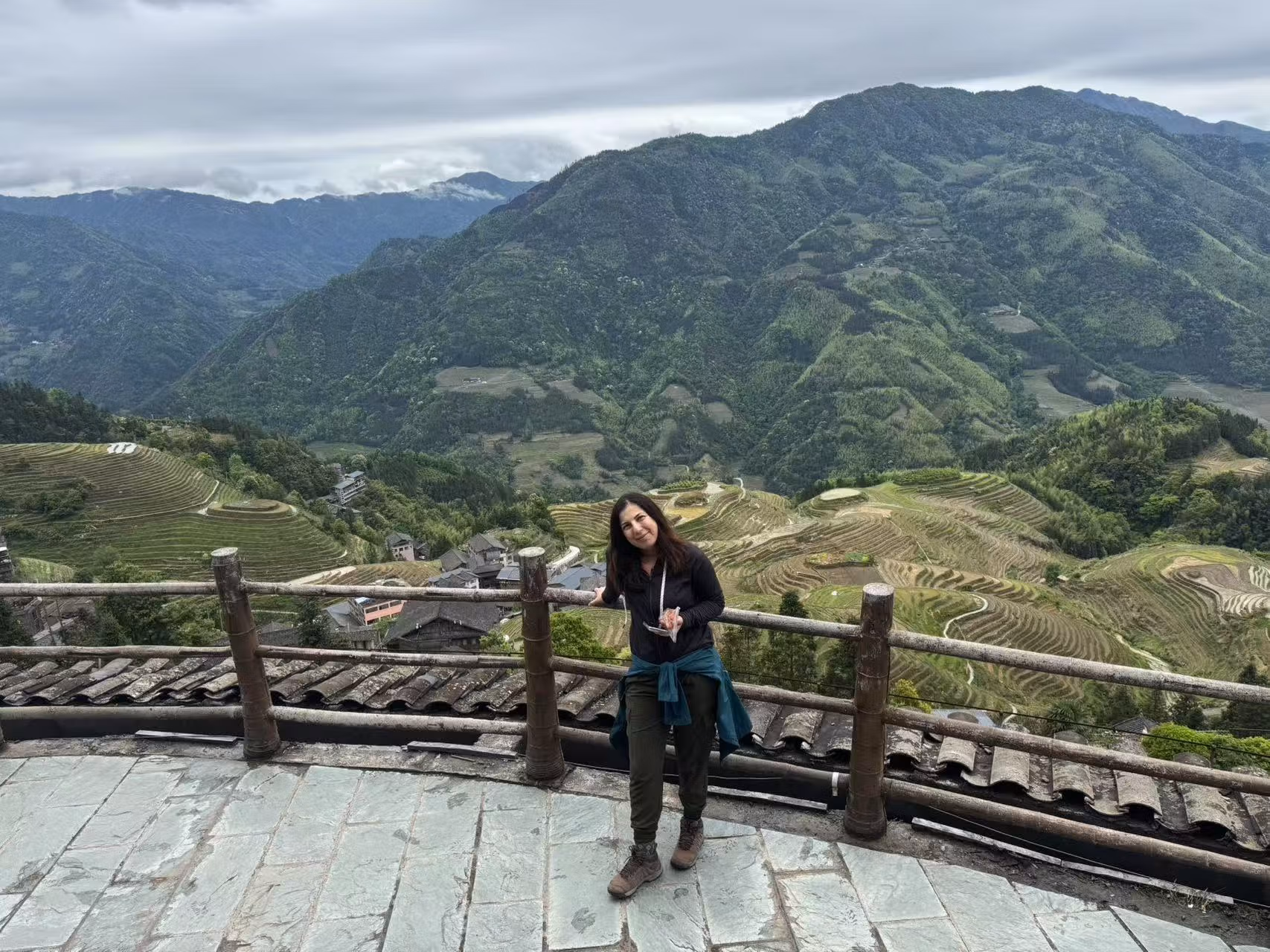 China Tourism Statistics 2025: The Full-Year Data Report 2 American Guest Lola At Longji Terrace, Apr 2025