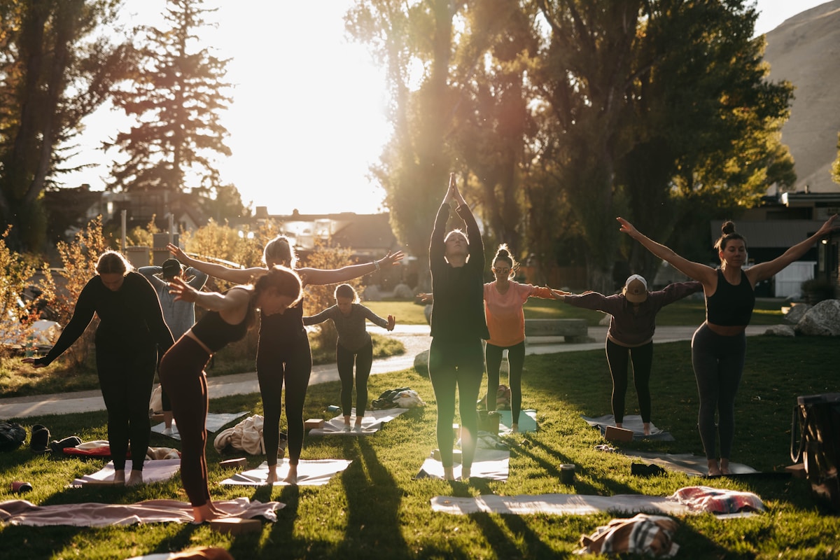 Chikungunya Virus In China: Essential Safety Guide For Travelers 11 A Group Of People Doing Yoga In A Park