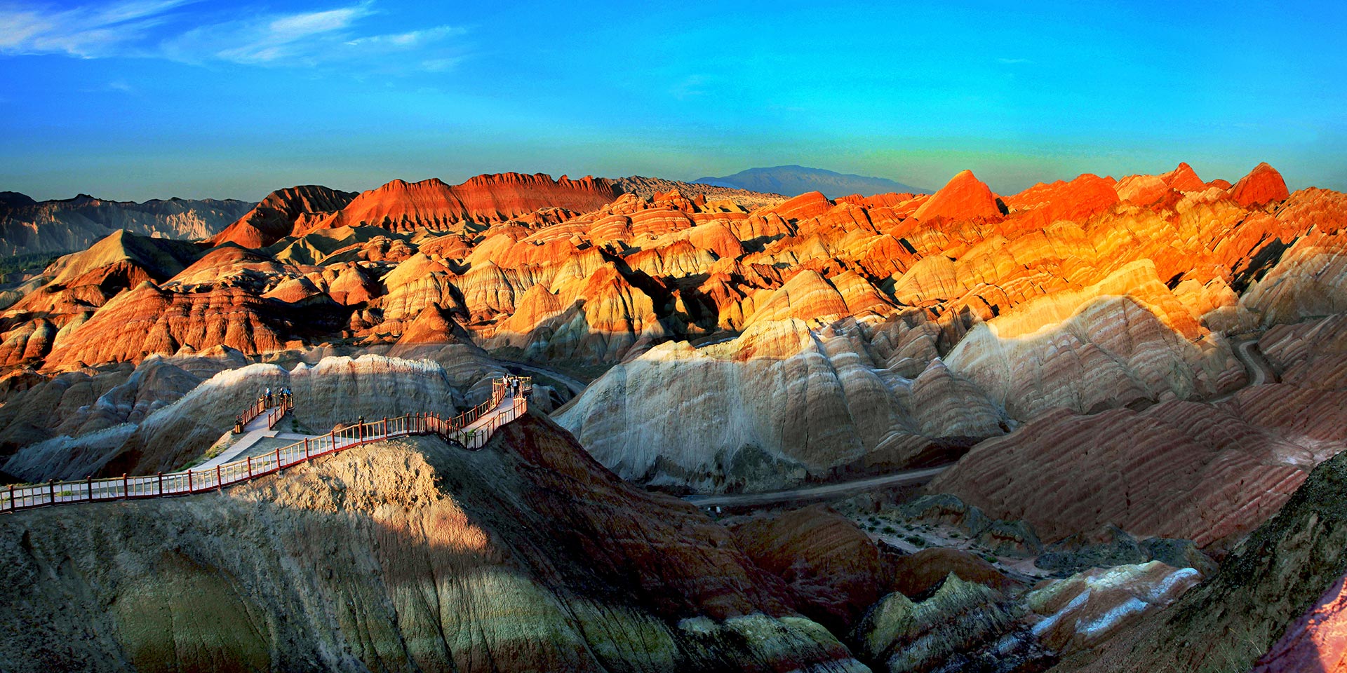 Zhangye National Geopark Rainbow Mountain China